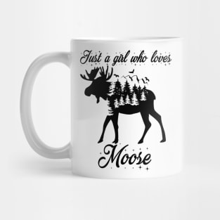 Just A Teacher Who Loves Moose Mug